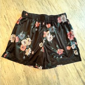 Abercrombie Mens floral mesh shorts